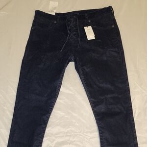 Levi Cigarette Slim Lace up Jeans